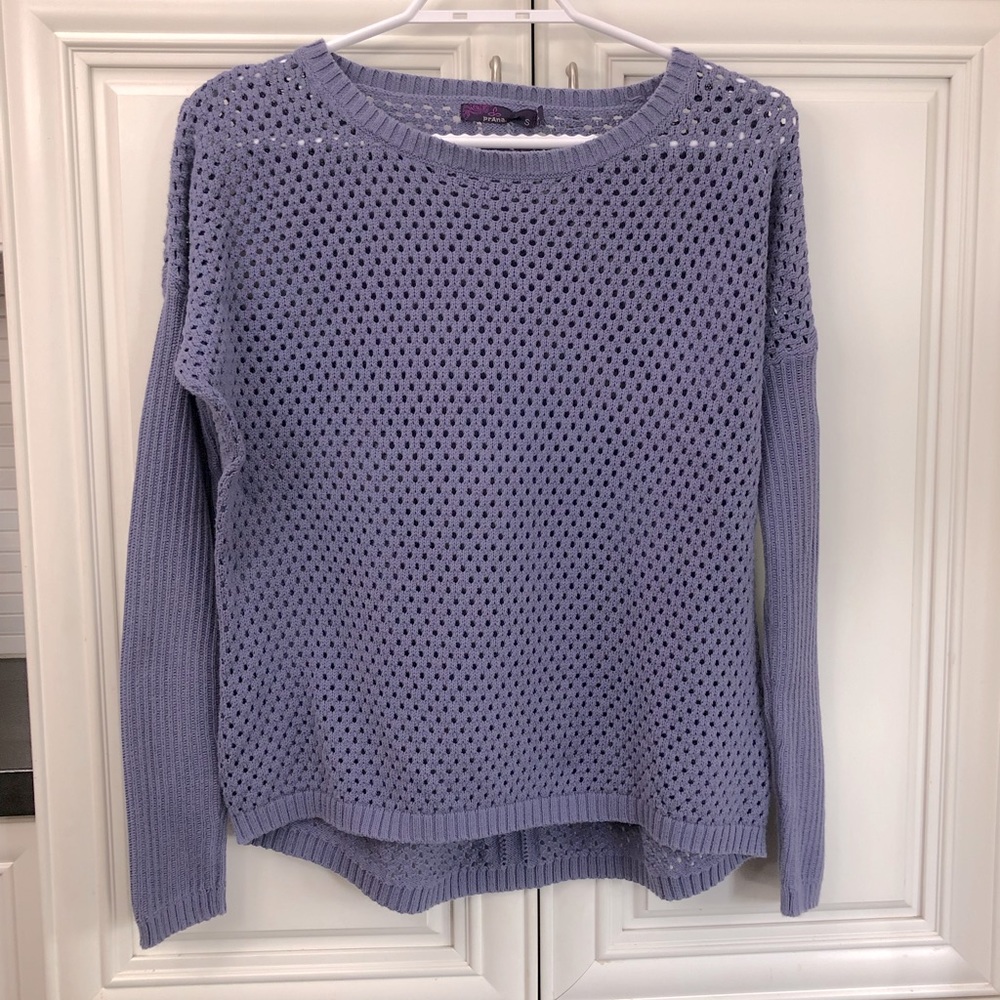 Prana women’s open knit pullover sweater